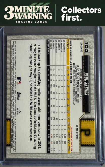 2026 Topps #100 Paul Skenes
