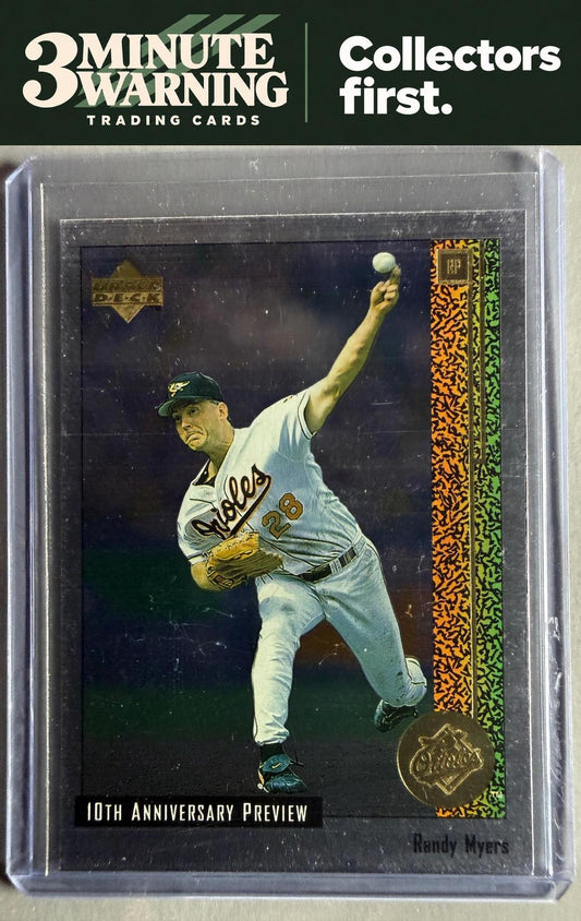 1998 Upper Deck #13 Randy Myers 10th Anniversary Preview