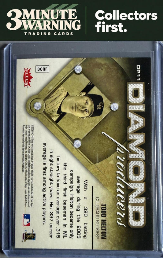 2006 Ultra #DP11 Todd Helton Diamond Producers