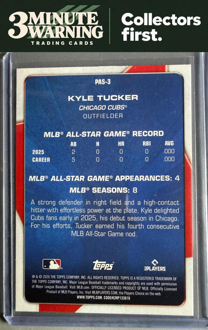 2026 Topps #PAS-3 Kyle Tucker Perennial All-Stars