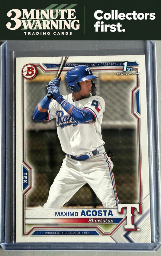 2021 Bowman 1st Edition #BFE-7 Maximo Acosta
