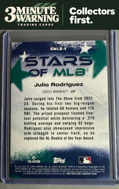 2026 Topps #SMLB-4 Julio Rodríguez Stars of MLB
