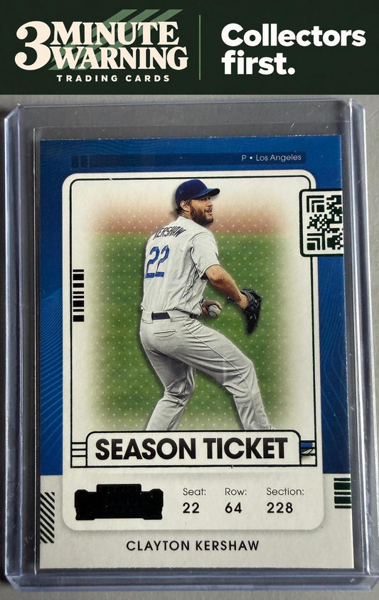 2021 Panini Contenders #3 Clayton Kershaw Green