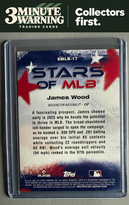 2026 Topps #SMLB-17 James Wood Stars of MLB