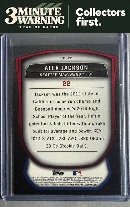 2015 Bowman #BTP-22 Alex Jackson Bowman Scouts' Top 100