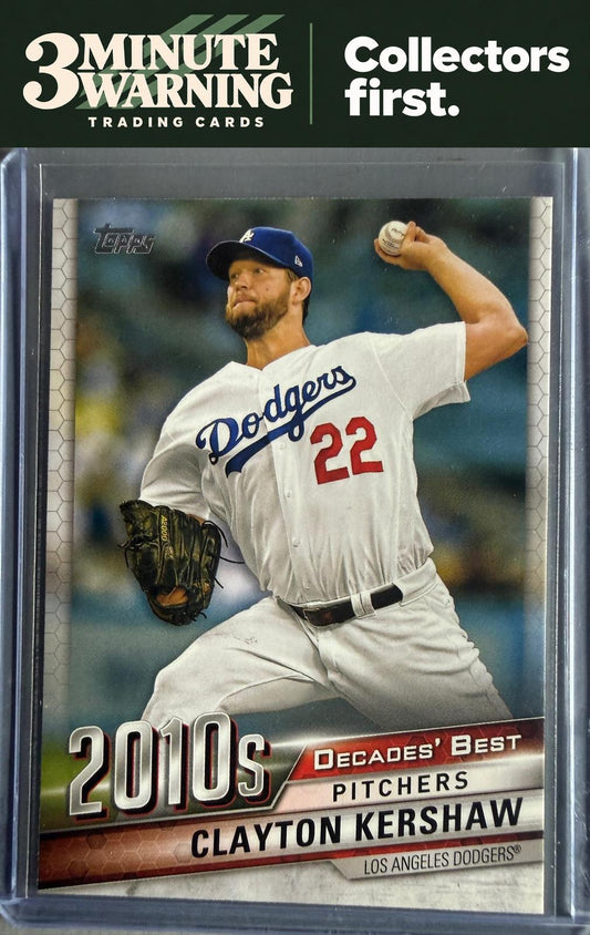2020 Topps #DB-92 Clayton Kershaw Decades' Best (Series Two)