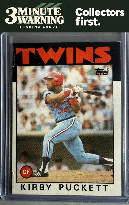 1986 Topps #329 Kirby Puckett
