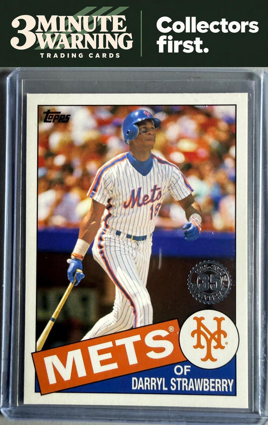2020 Topps #85-65 Darryl Strawberry 1985 Topps Baseball 35th Anniversary