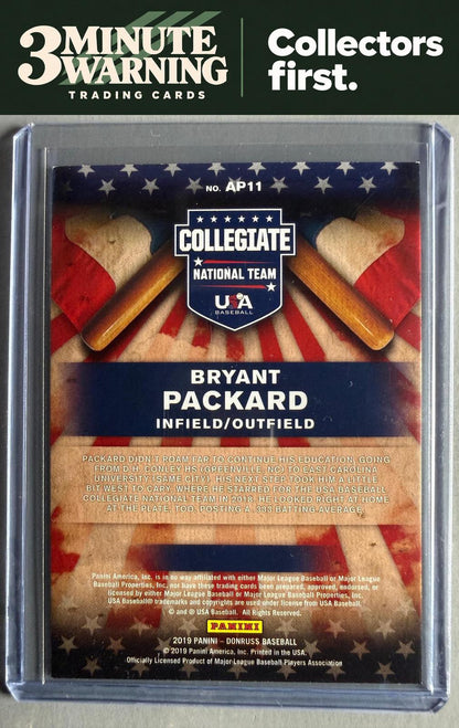 2019 Donruss #AP11 Bryant Packard American Pride Vector
