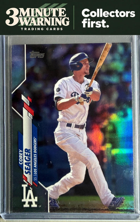 2020 Topps #620 Corey Seager Rainbow Foil