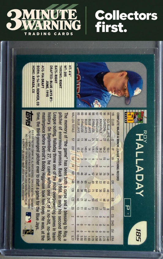 2001 Topps #185 Roy Halladay