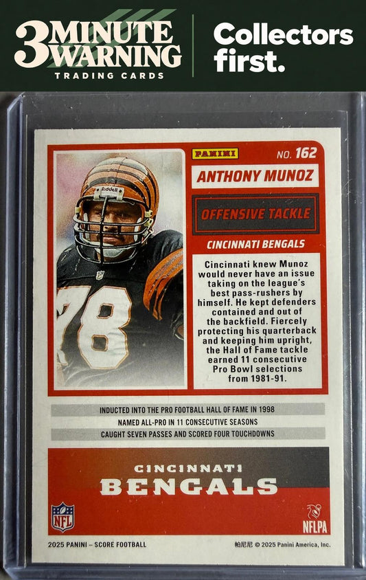 2025 Score #162 Anthony Munoz Circular #/299