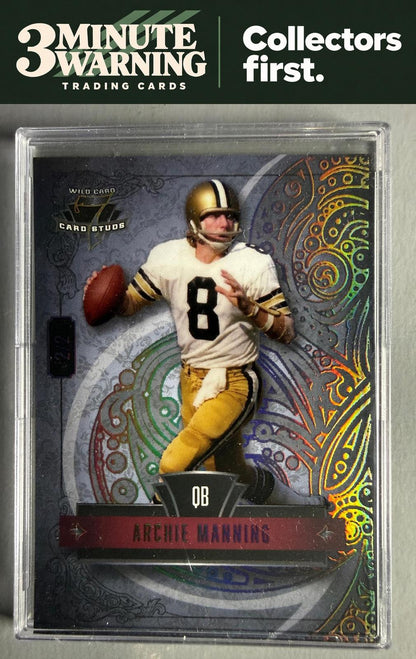 2026 Wild Card 7 Card Studs Promo #7CCR-AM Archie Manning  #/2