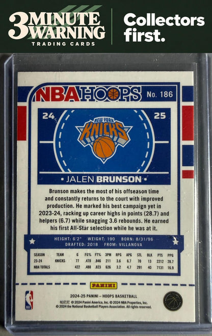 2024-25 Hoops #186 Jalen Brunson Premium
