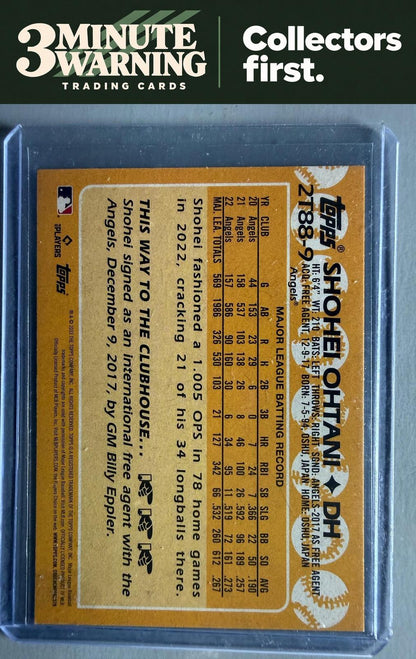 2023 Topps #2T88-9 Shohei Ohtani 1988 Topps Baseball 35th Anniversary
