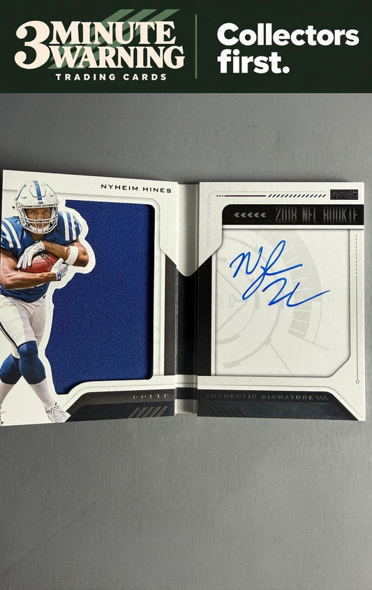 2018 Panini Playbook #226 Nyheim Hines #/125