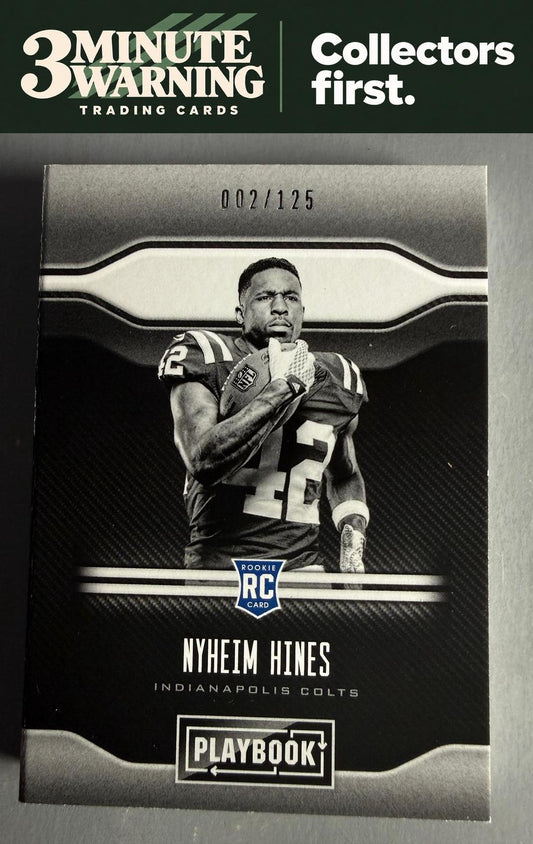 2018 Panini Playbook #226 Nyheim Hines #/125
